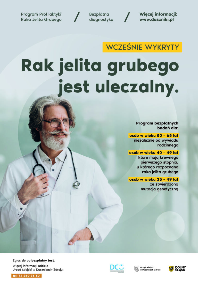 Duszniki-Zdrój dołączyły do programu profilaktyki raka jelita grubego