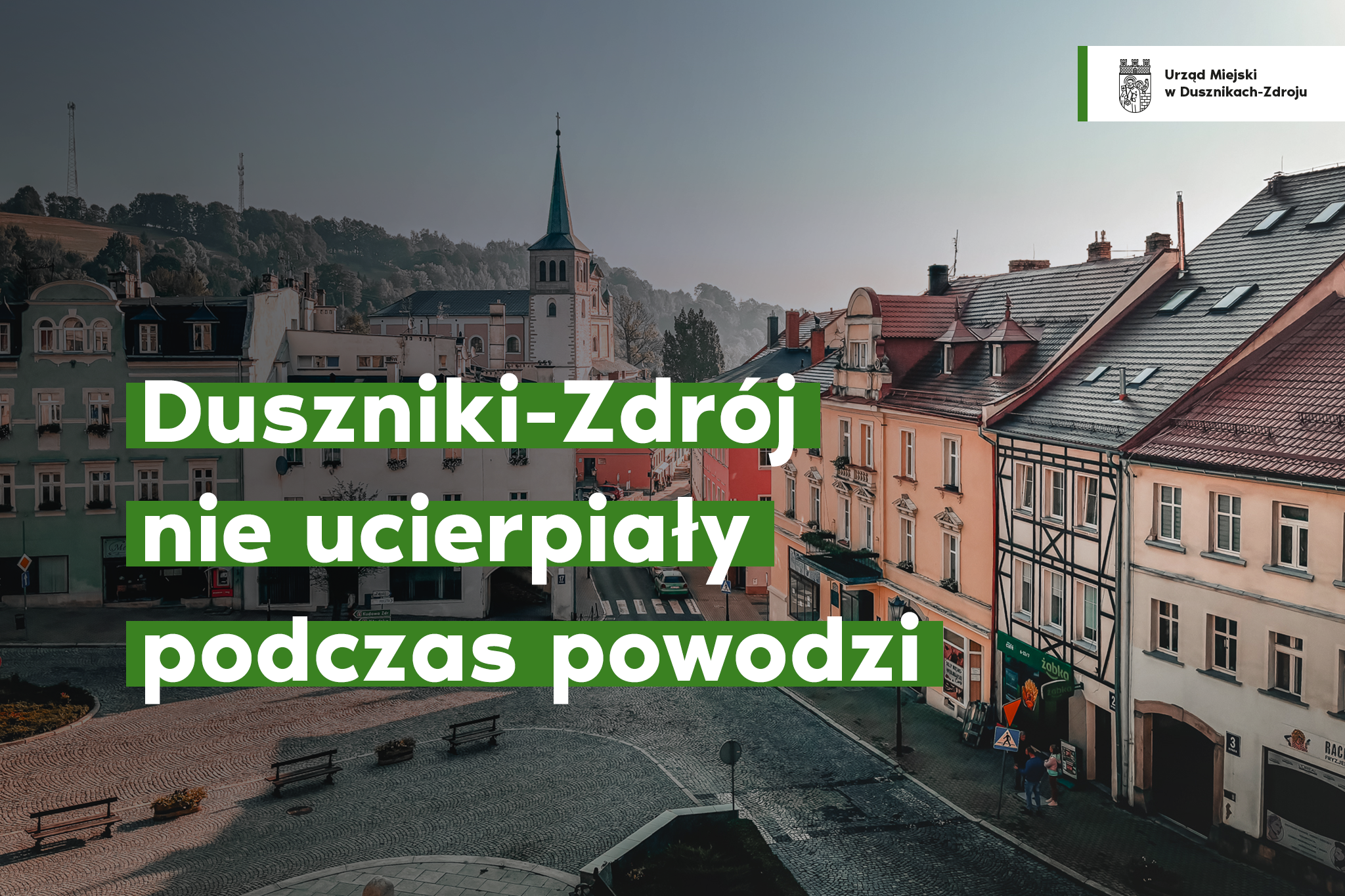 Duszniki-Zdrój nie ucierpiały podczas powodzi